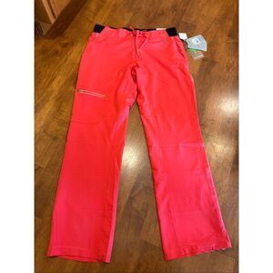 New Woman’s healing hands 360 Nisha coral colored scrub pants size M